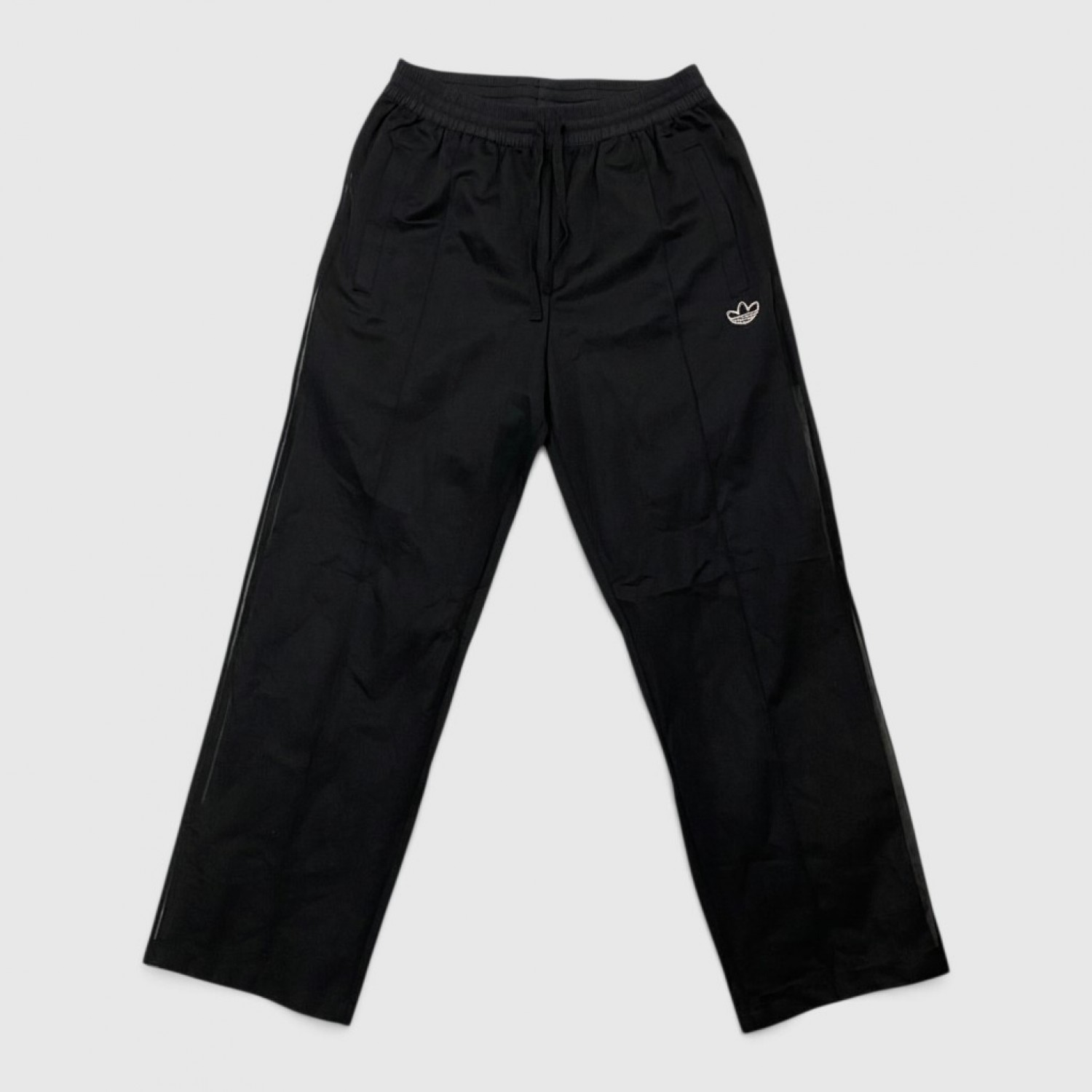 Adidas Originals Γυναικεία Wide Leg Φόρμα Μαύρη / Pre Owned